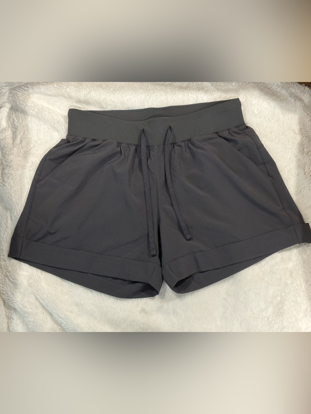 Zella Women's Black Athletic Drawstring Shorts